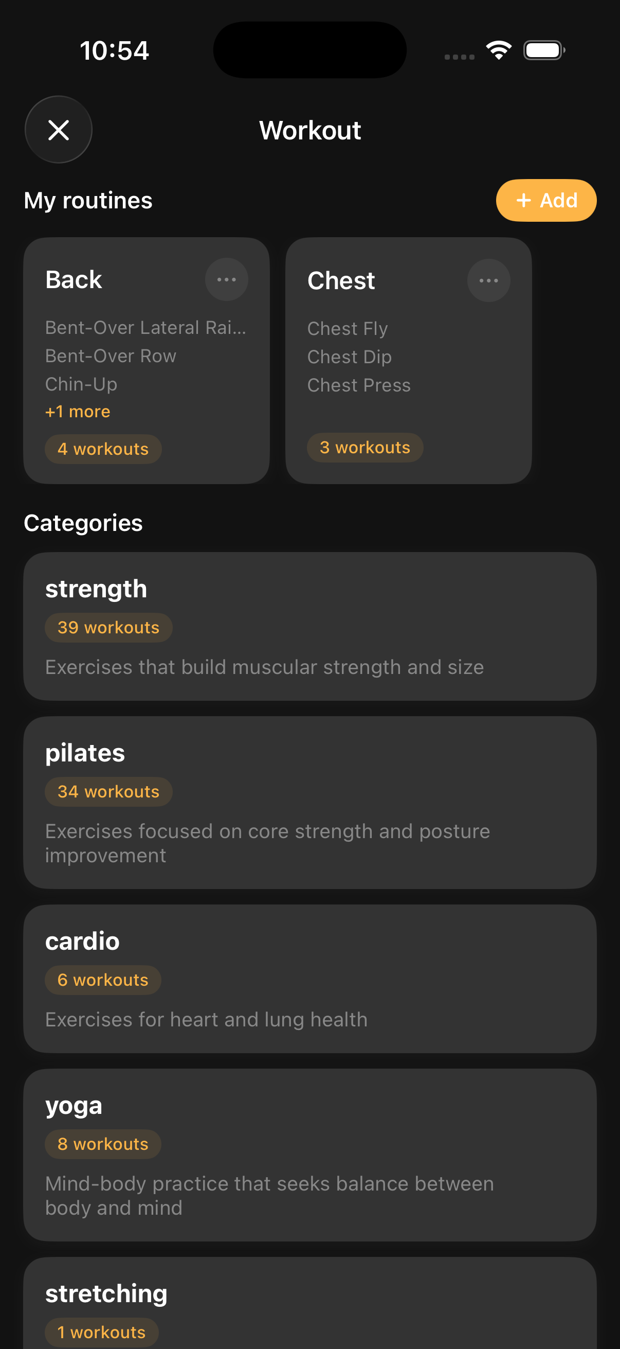 Routines and Categories